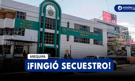 AREQUIPA: SORPRENDEN A JOVEN DE 22 AÑOS QUE HABRÍA FINGIDO SU PROPIO SECUESTRO PARA OBTENER DINERO DE SU PADRE