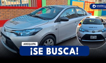 AREQUIPA: AUTO FUE ROBADO EN LA ZONA DE MIGUEL GRAU EN PAUCARPATA CUALQUIER INFORMACIÓN AL 959-207-760 O 940-183-563