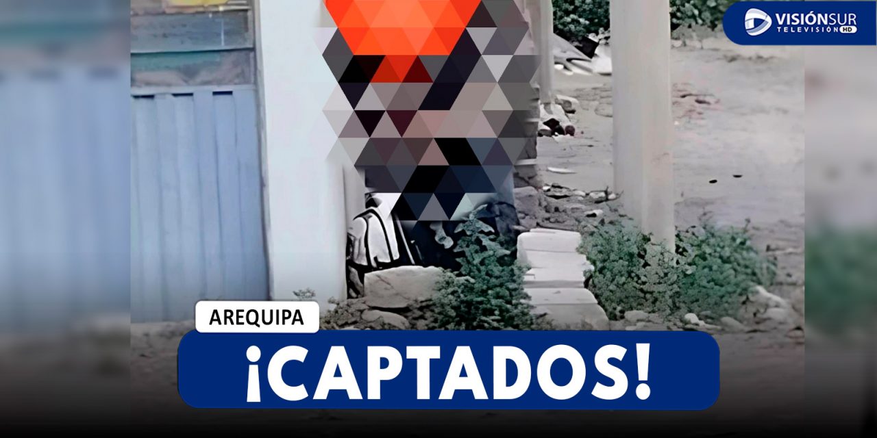 AREQUIPA: CAPTAN A MENORES DE EDAD MANTENIENDO RELACIONES SEXUALES EN LA VÍA PÚBLICA EN CERRO COLORADO