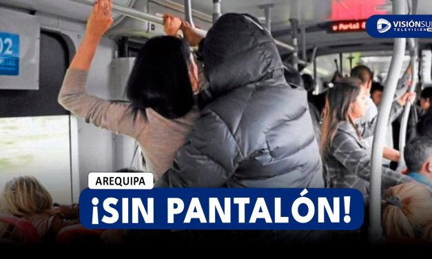 AREQUIPA: DENUNCIAN A VARÓN POR PRESUNTAMENTE REALIZAR TOCAMIENTOS INDEBIDOS DE MUJER Y QUITARSE EL PANTALÓN EN BUS