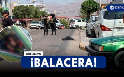 AREQUIPA: BALACERA REGISTRADA A UNA CUADRA DEL ESTADIO ARTURO DÍAZ HUERTA DEJA 2 FALLECIDOS Y 2 HERIDOS DE GRAVEDAD