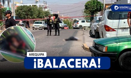 AREQUIPA: BALACERA REGISTRADA A UNA CUADRA DEL ESTADIO ARTURO DÍAZ HUERTA DEJA 2 FALLECIDOS Y 2 HERIDOS DE GRAVEDAD