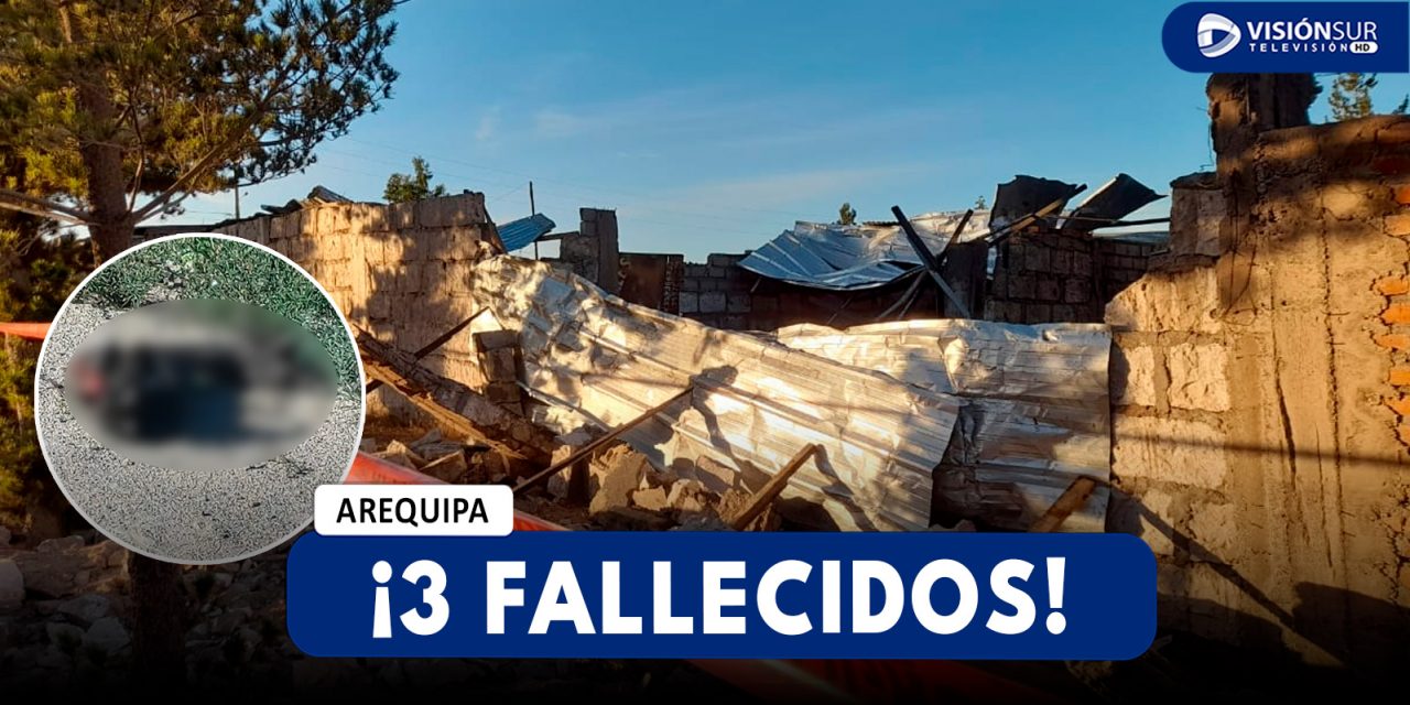 AREQUIPA: VÍCTIMAS MORTALES EN EXPLOSIÓN DE TALLER PIROTÉCNICO SERÍAN DOS BRASILEÑOS Y UN PERUANO