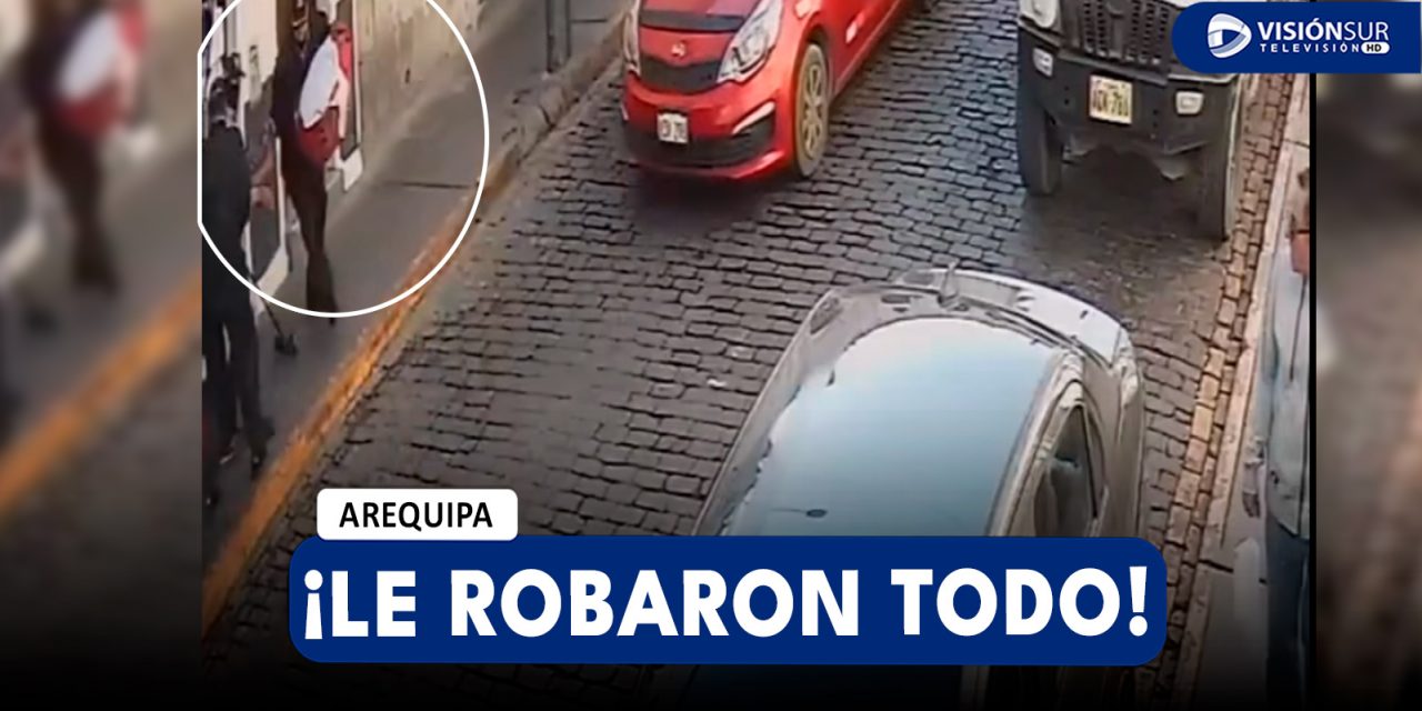 AREQUIPA: VECINOS DEL CERCADO DENUNCIAN QUE POLICÍAS MUNICIPALES LE ROBARON SUS COMPRAS A UNA MADRE DE FAMILIA