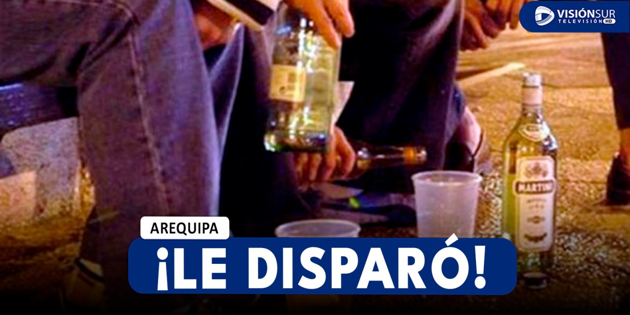 AREQUIPA: VARÓN ES BALEADO POR SU AMIGO CUANDO LIBABAN LICOR Y TERMINA INTERNADO EN EL HOSPITAL