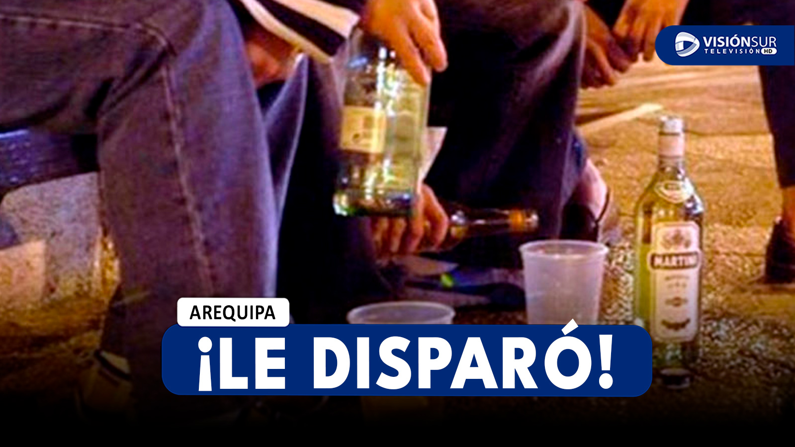 AREQUIPA: VARÓN ES BALEADO POR SU AMIGO CUANDO LIBABAN LICOR Y TERMINA INTERNADO EN EL HOSPITAL