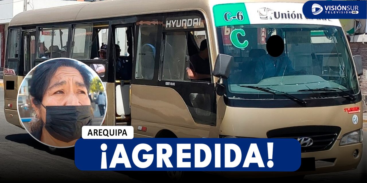 AREQUIPA: DENUNCIA QUE CONDUCTOR DE LA EMPRESA C GRAMPO LA AGREDIÓ VERBALMENTE TRAS QUERER COBRAR S/2 PASADA LAS 21:00 HORAS