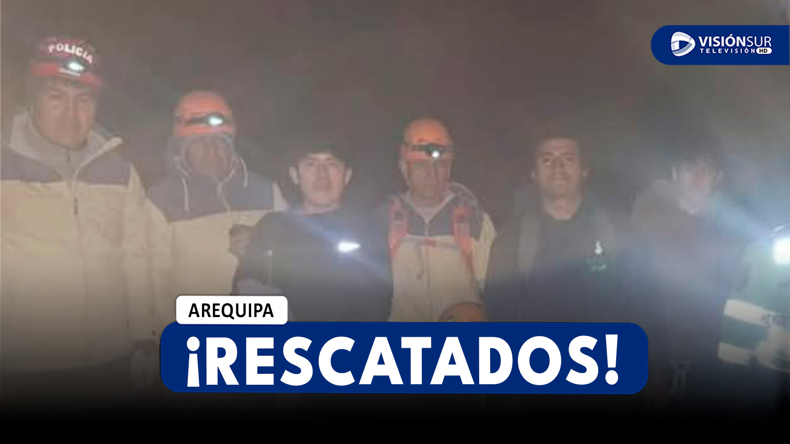 AREQUIPA: RESCATAN A TRES JÓVENES QUE SE ENCONTRABAN ATRAPADOS EN UN ACANTILADO EN EL DISTRITO DE YURA