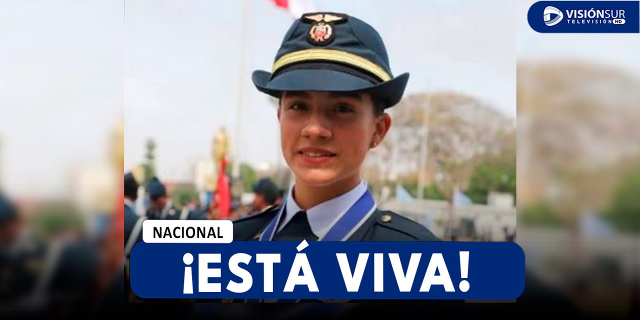 NACIONAL: ENCUENTRAN CON VIDA A PILOTO FAP ASHLEY VARGAS REPORTADA COMO DESAPARECIDA HACE MÁS DE 3 DÍAS