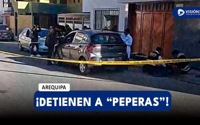 AREQUIPA: DETIENEN A UNA BANDA DE PRESUNTAS “PEPERAS” EN PLENO ACTO DELICTIVO EN EL DISTRITO DE JOSÉ LUIS BUSTAMANTE Y RIVERO