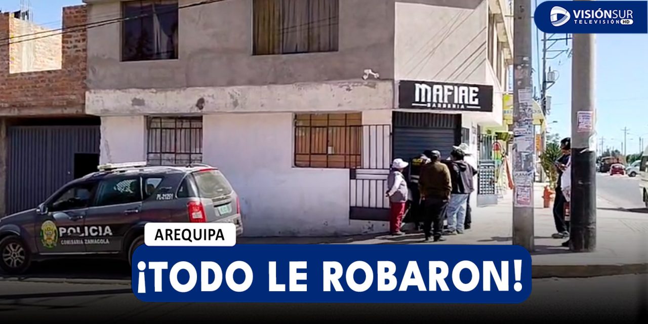 AREQUIPA: DELINCUENTES DOPAN A DUEÑO DE BARBERÍA Y LE ROBAN TODO EN CERRO COLORADO PERO POLICÍAS LLEGAN AL DÍA SIGUIENTE