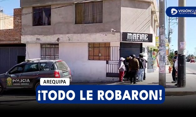 AREQUIPA: DELINCUENTES DOPAN A DUEÑO DE BARBERÍA Y LE ROBAN TODO EN CERRO COLORADO PERO POLICÍAS LLEGAN AL DÍA SIGUIENTE