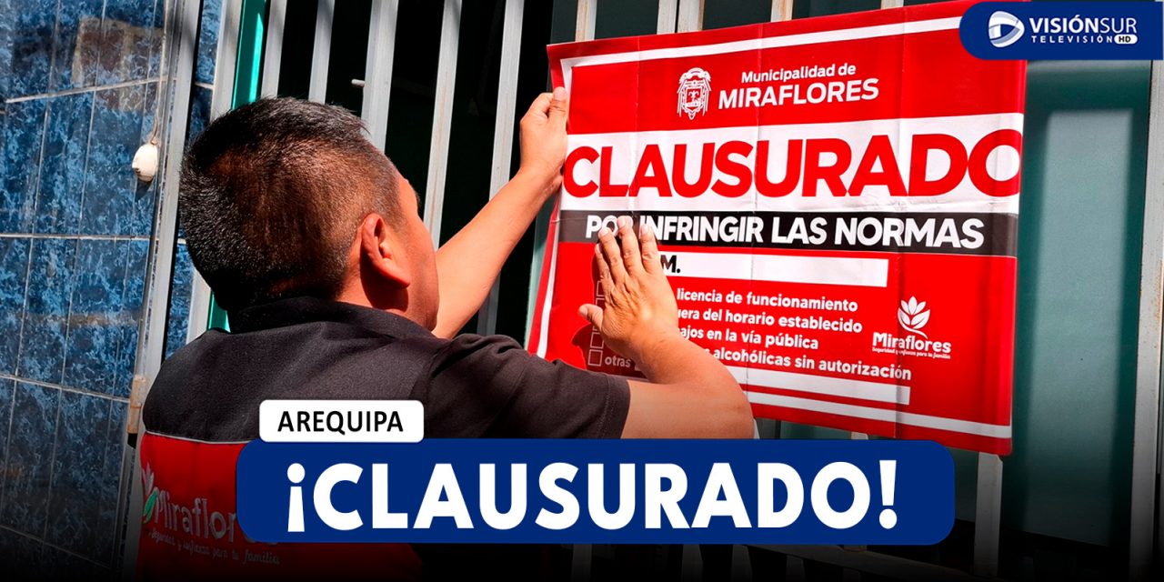 AREQUIPA: DURANTE OPERATIVO EN MIRAFLORES CLAUSURAN HOTEL Y DETIENEN A DOS CIUDADANOS EXTRANJEROS INDOCUMENTADOS