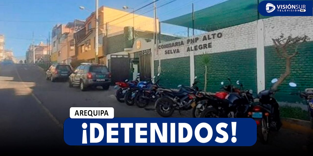 AREQUIPA: DETIENEN A DOS VARONES ACUSADOS DE HABER ABUSADO SEXUALMENTE DE JOVEN EN FIESTA EN ALTO SELVA ALEGRE