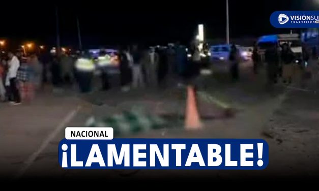 NACIONAL: ATROPELLAN A OCTOGENARIA Y DEJAN GRAVEMENTE HERIDA A SU FAMILIAR EN JULIACA
