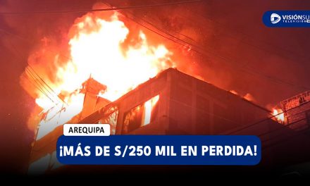 AREQUIPA: INCENDIO REGISTRADO EN MIRAFLORES HABRÍA DEJADO MÁS DE S/250 MIL EN PERDIDAS