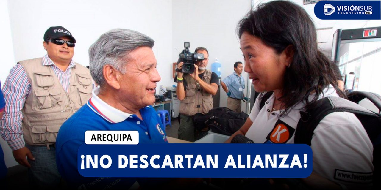 AREQUIPA: VOCERO DE APP NO DESCARTA ALIANZA POLÍTICA CON EL PARTIDO FUERZA POPULAR LIDERADO POR KEIKO FUJIMORI