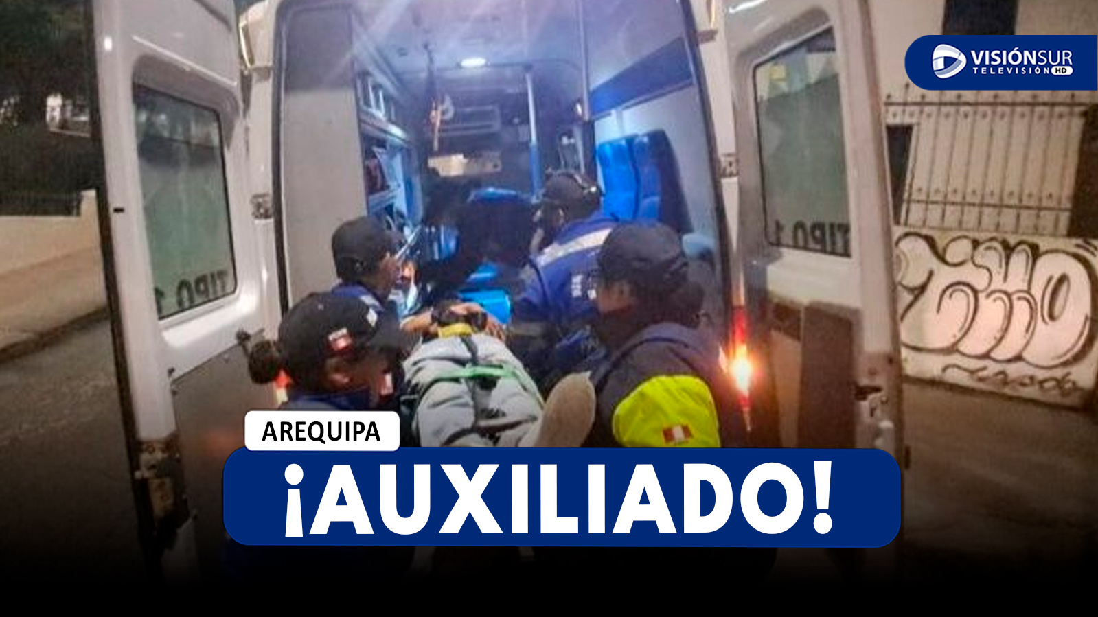 AREQUIPA: VARÓN DE 17 AÑOS ES AUXILIADO TRAS CAER DEL PUENTE GRAU Y LOGRAR SOBREVIVIR