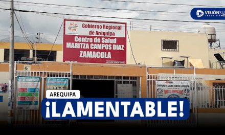 AREQUIPA: BEBE LLEGA SIN VIDA AL CENTRO DE SALUD DE ZAMÁCOLA TRAS SUFRIR UNA FIEBRE ALTA LUEGO DE SER VACUNADA