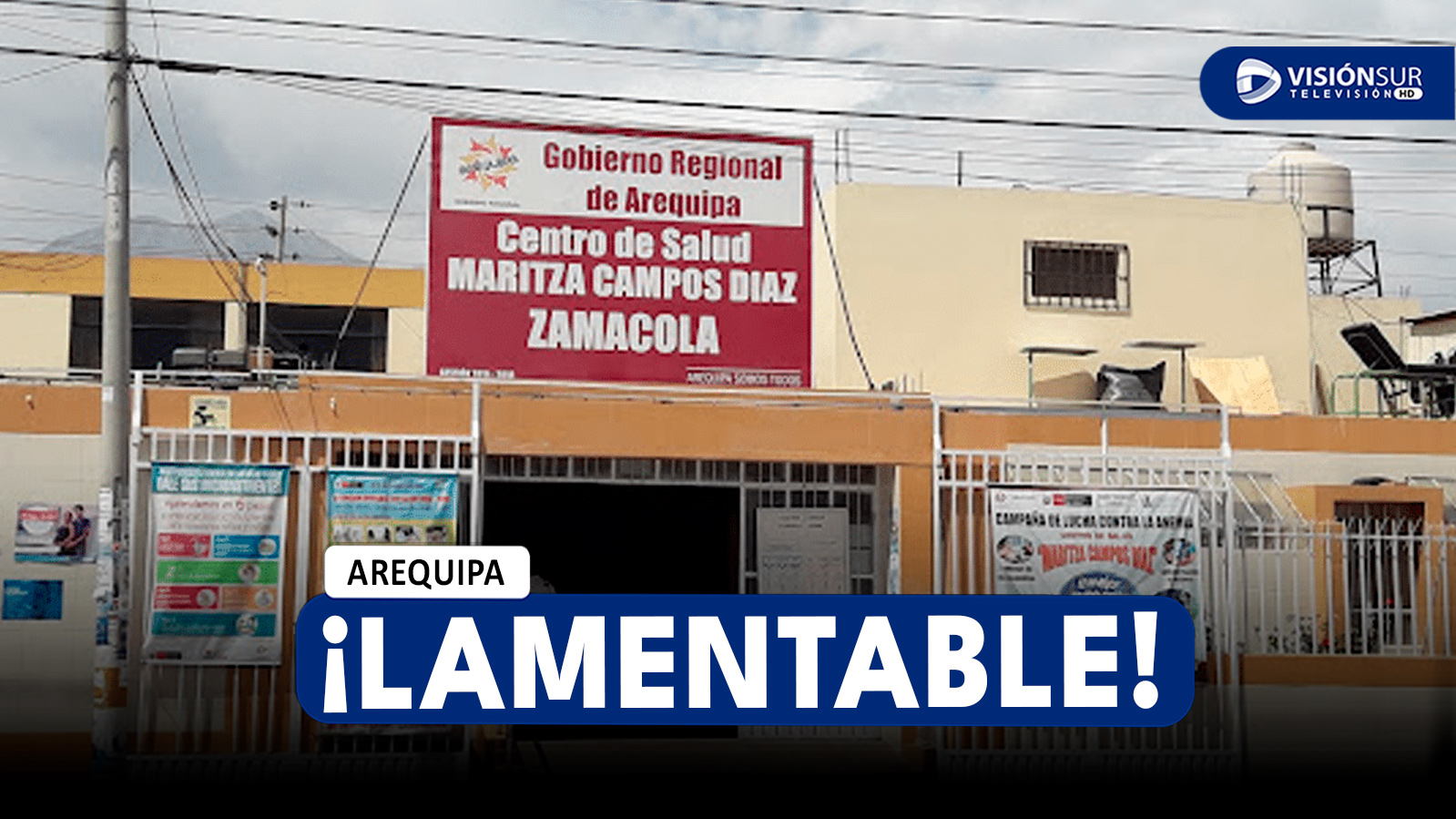 AREQUIPA: BEBE LLEGA SIN VIDA AL CENTRO DE SALUD DE ZAMÁCOLA TRAS SUFRIR UNA FIEBRE ALTA LUEGO DE SER VACUNADA