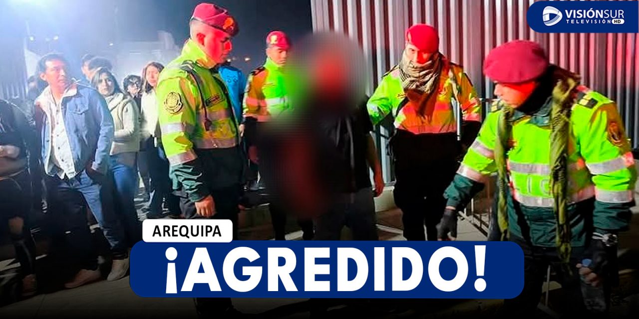 AREQUIPA: VARÓN TERMINA CON LA CABEZA ROTA TRAS SER AGREDIDO POR OTRO SUJETO EN EL CONCIERTO DE CORAZÓN SERRANO