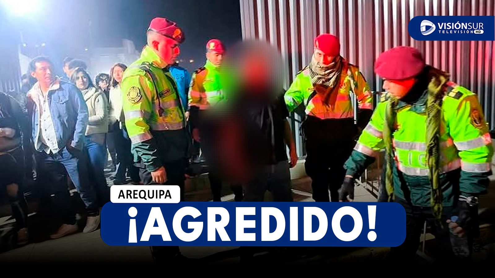AREQUIPA: VARÓN TERMINA CON LA CABEZA ROTA TRAS SER AGREDIDO POR OTRO SUJETO EN EL CONCIERTO DE CORAZÓN SERRANO