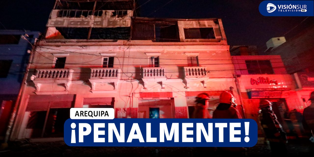 AREQUIPA: ALCALDE DE MIRAFLORES PIDE QUE EL MINISTERIO PUBLICO PROCEDA PENALMENTE CONTRA PROPIETARIOS DE MUEBLERÍAS DE INCENDIO