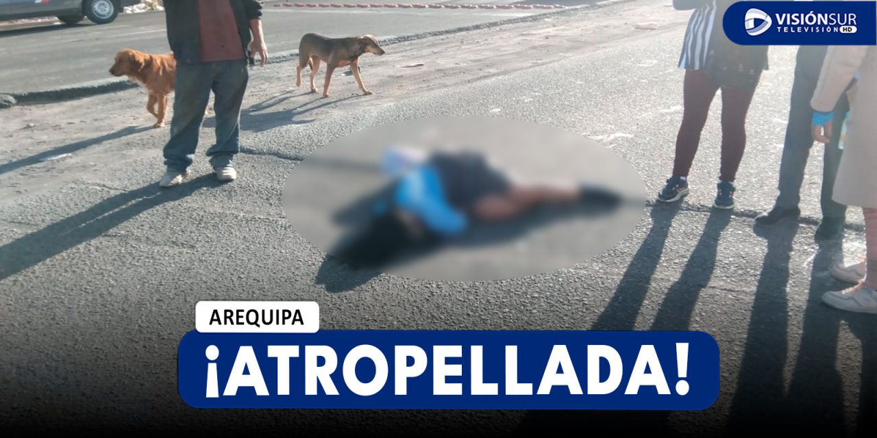 AREQUIPA: COMBI ATROPELLA A MENOR DE EDAD EN LA AUTOPISTA AREQUIPA – LA JOYA