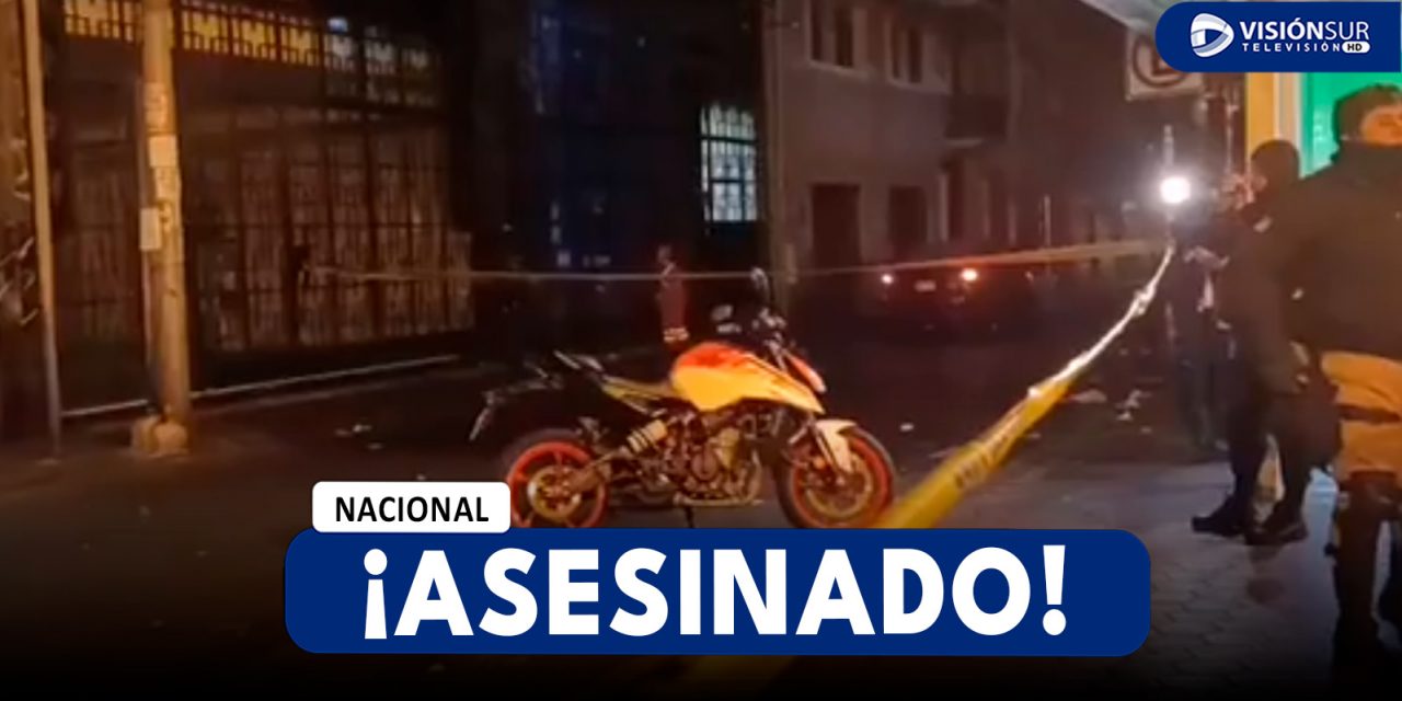 NACIONAL: DELINCUENTES ACABAN CON LA VIDA DE UN VARÓN QUE SACÓ DINERO DE UN BANCO EN LIMA