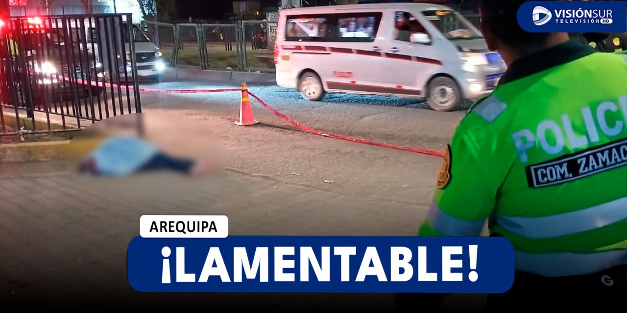 AREQUIPA: JOVEN ESTUDIANTE PERDIÓ LA VIDA TRAS CAER Y GOLPEARSE LA CABEZA EN LA ZONA DE ZAMÁCOLA