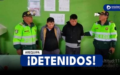 AREQUIPA: DETIENEN A DOS VARONES ACUSADOS DE HABER ROBADO S/200 MIL EN EFECTIVO Y UNA COCHINILLA VALORIZADA EN USD 30 MIL