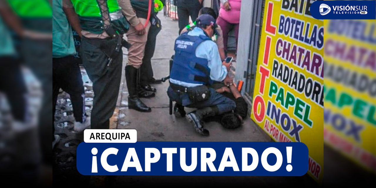 AREQUIPA: CAPTURAN A VARÓN QUE PARTICIPO DE PELEA DONDE FALLECIÓ UNO DE LOS IMPLICADOS