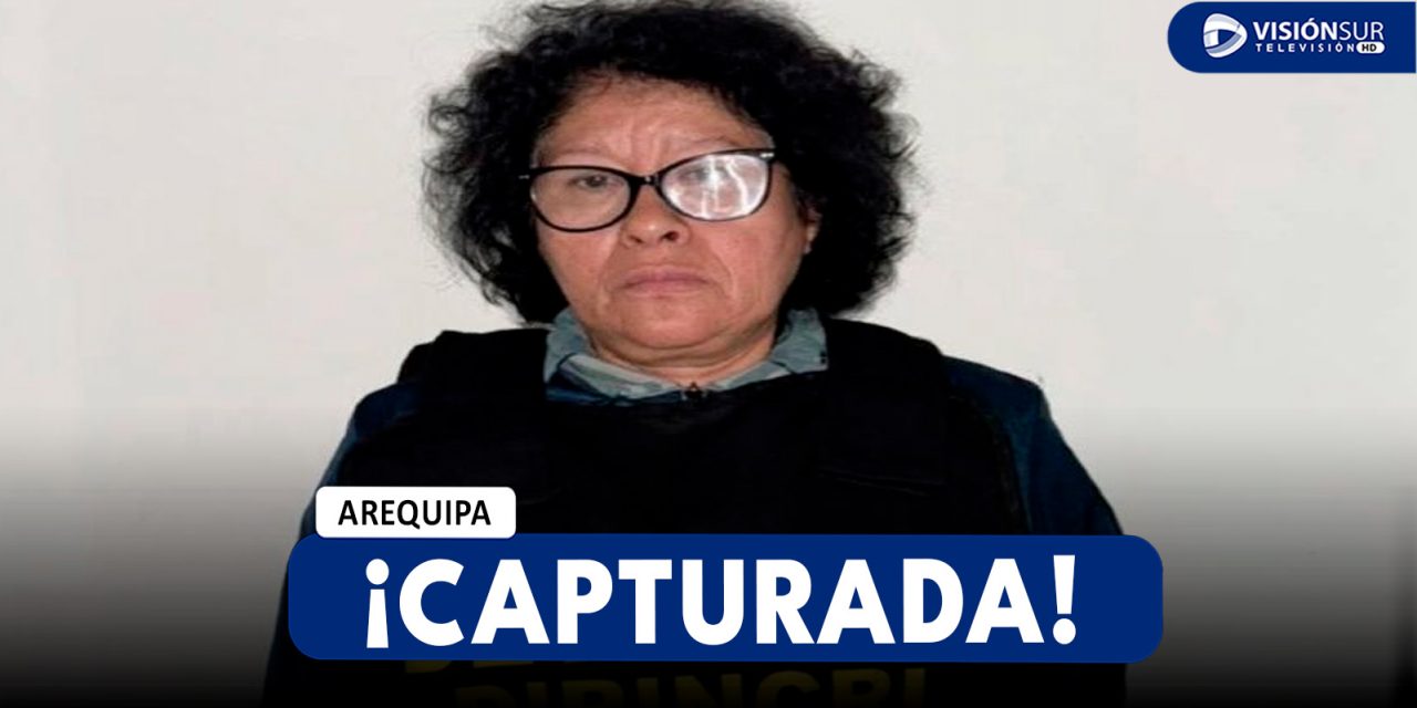 AREQUIPA: DETIENEN A ALIAS “MARTINA” QUIEN ES LA MADRE DEL CONOCIDO DELINCUENTE “EL MONSTRUO”