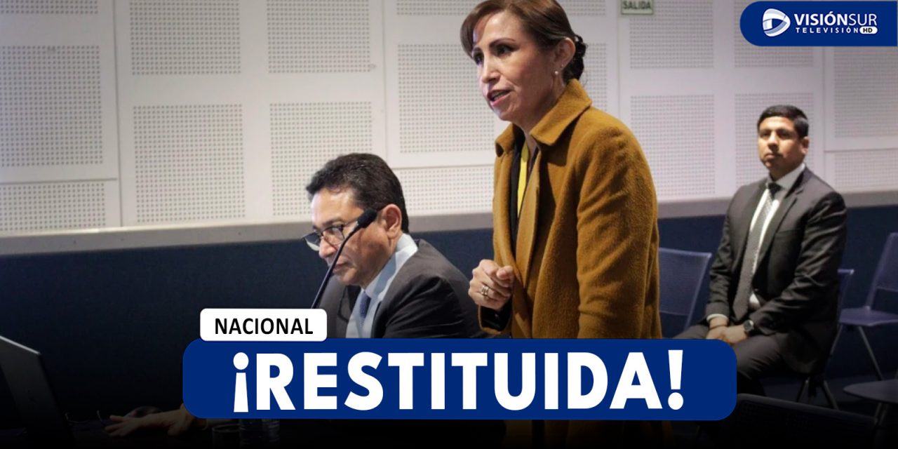 NACIONAL: JNJ REVOCÓ DESTITUCIÓN CONTRA EXFISCAL DE LA NACIÓN PATRICIA BENAVIDES