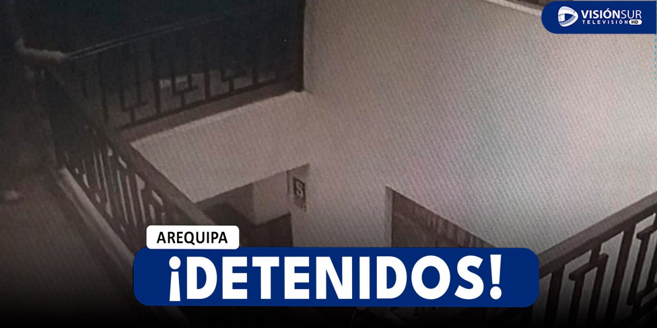 AREQUIPA: PAREJA ROBA MOCHILA EN HOSTAL Y SE OCULTAN EN UNA DE LAS HABITACIONES HASTA SER DETENIDOS