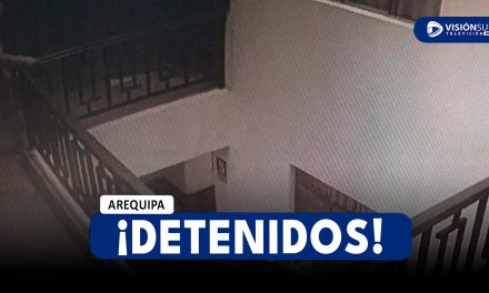 AREQUIPA: PAREJA ROBA MOCHILA EN HOSTAL Y SE OCULTAN EN UNA DE LAS HABITACIONES HASTA SER DETENIDOS