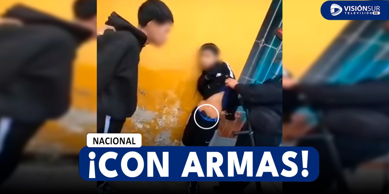 NACIONAL: DETIENEN A DOS MENORES DE EDAD CON ARMAS DE FUEGO CUANDO INTENTABAN COBRAR “CUPO”