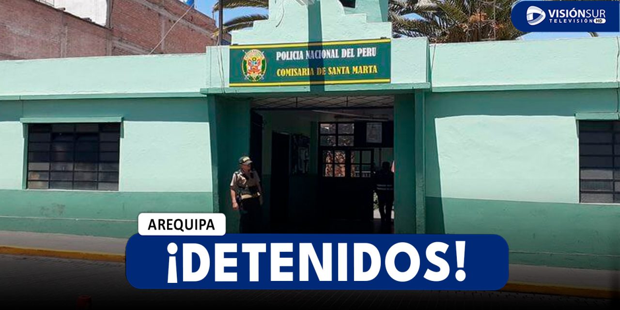 AREQUIPA: DETIENEN A DOS VARONES CON UNA MOTOCICLETA ROBADA EN EL CERCADO DE AREQUIPA