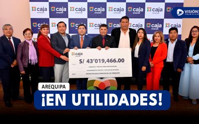 AREQUIPA: CAJA AREQUIPA ENTREGA MÁS DE S/ 43 MILLONES EN UTILIDADES A LA MUNICIPALIDAD: ¡HISTÓRICA CONTRIBUCIÓN PARA OBRAS SOCIALES!