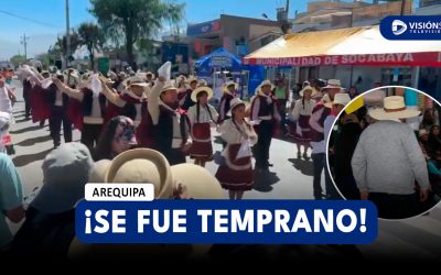 AREQUIPA: ALCALDE DE SOCABAYA SORPRENDE AL IRSE TEMPRANO DEL “CORSO DE CORSOS” POR EL 230 ANIVERSARIO DE SU DISTRITO