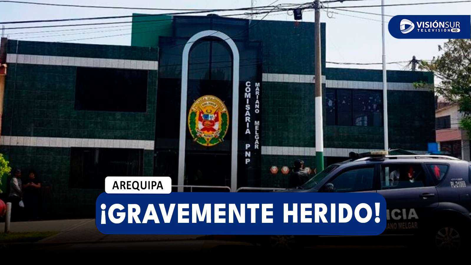 AREQUIPA: POLICÍA ATACA POR LA ESPALDA A SU COMPAÑERO Y LUEGO SE DA A LA FUGA EN FIESTA EN MARIANO MELGAR
