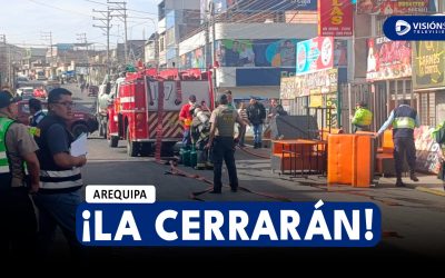AREQUIPA: MUNICIPALIDAD DE PAUCARPATA CERRARÍA POLLERÍA DONDE SE REGISTRÓ AMAGO DE INCENDIO