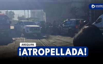 AREQUIPA: MUJER FUE ATROPELLADA EN EL CERCADO Y CONDUCTOR SE DIO A LA FUGA