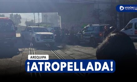 AREQUIPA: MUJER FUE ATROPELLADA EN EL CERCADO Y CONDUCTOR SE DIO A LA FUGA