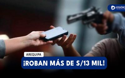 AREQUIPA: COMERCIANTE DENUNCIA QUE FUE INTERCEPTADO POR TRES DELINCUENTES QUE SE LLEVARON MÁS DE S/13 MIL EN CERRO COLORADO