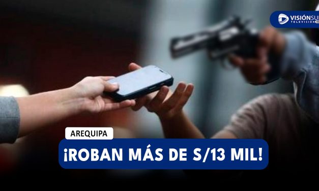 AREQUIPA: COMERCIANTE DENUNCIA QUE FUE INTERCEPTADO POR TRES DELINCUENTES QUE SE LLEVARON MÁS DE S/13 MIL EN CERRO COLORADO