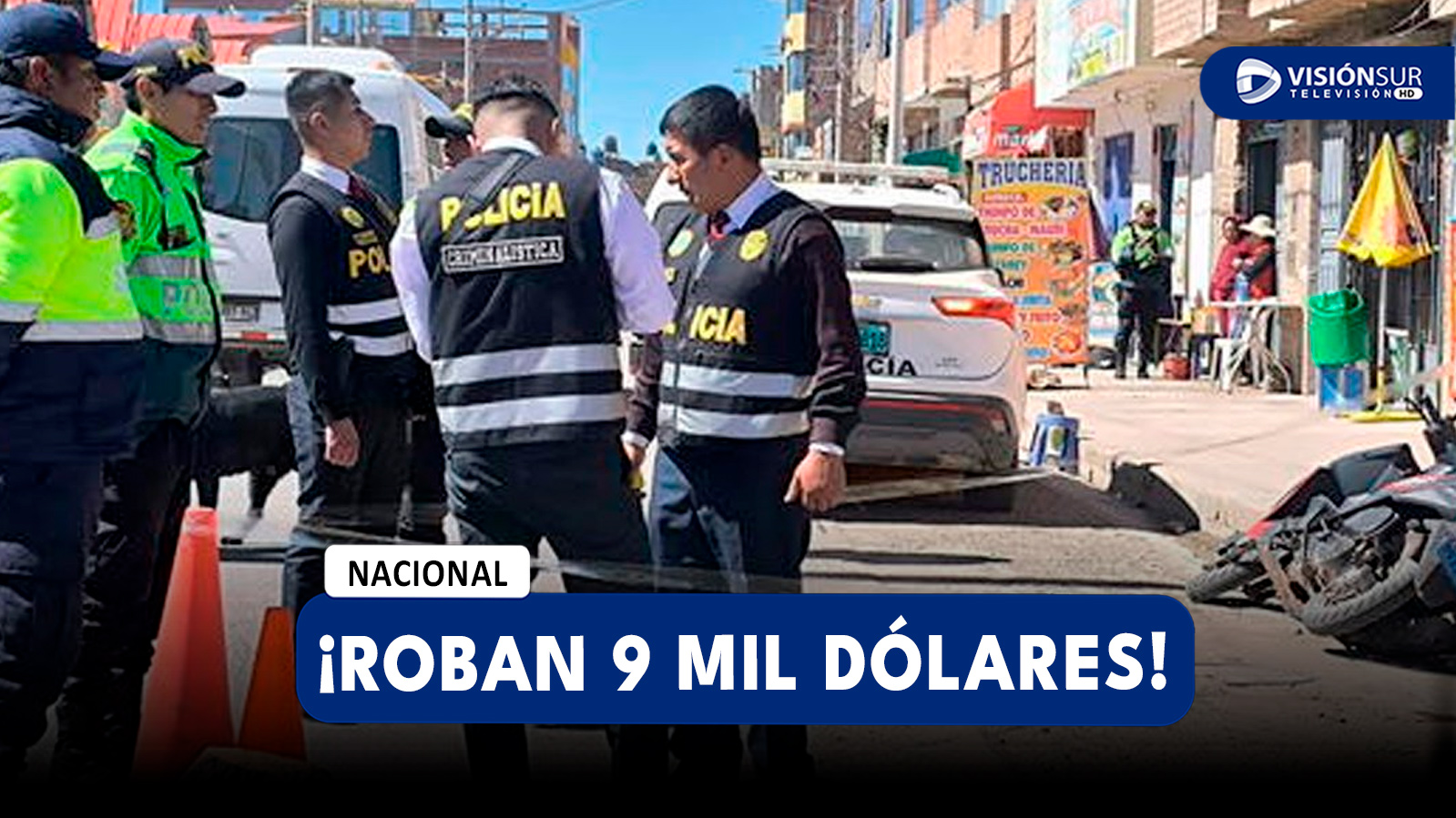 NACIONAL: DELINCUENTES ARMADOS SE LLEVAN MÁS DE 9 MIL DÓLARES DE HERMANOS EN LA CIUDAD DE JULIACA