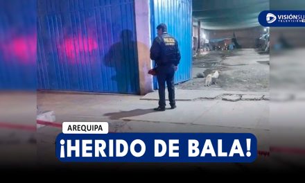 AREQUIPA: VARÓN ES ACRIBILLADO EN LA PIERNA MIENTRAS TRABAJABA EN LOCAL DE LAVADO DE AUTOS EN JOSÉ LUIS BUSTAMANTE Y RIVERO