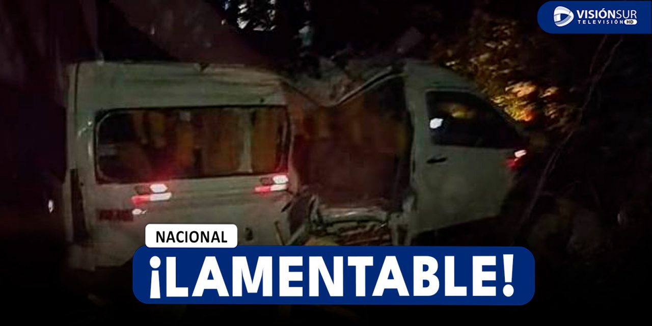 NACIONAL: NIÑA FALLECE TRAS DESPISTE DE COMBI EN DONDE VIAJABA EN EL CUSCO