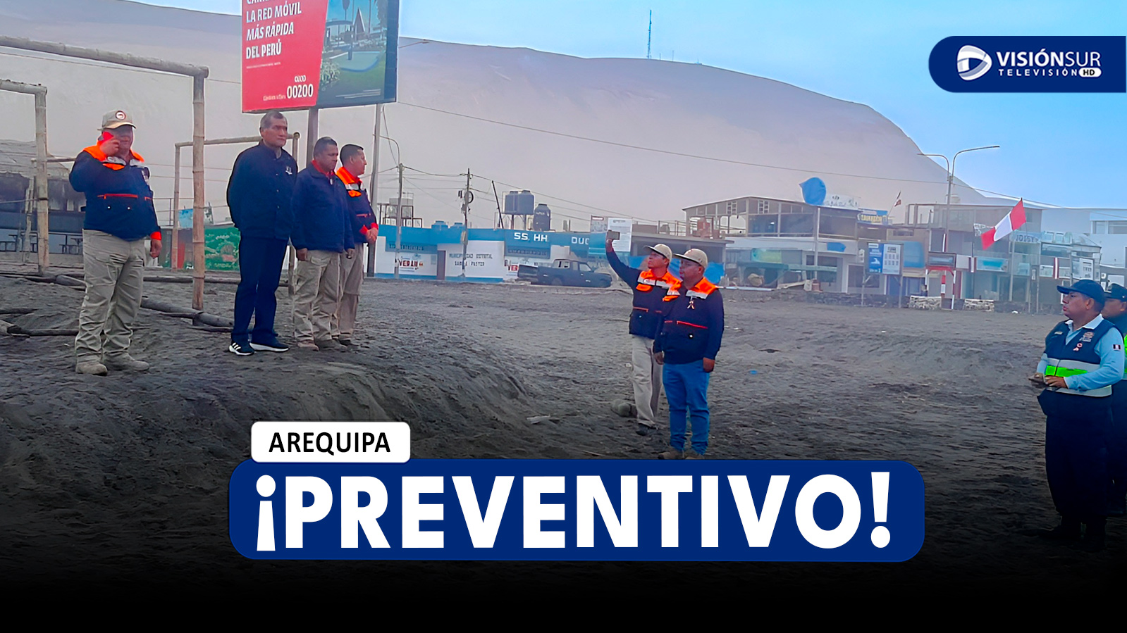 AREQUIPA: TOMAN MEDIDAS PREVENTIVAS PARA EVITAR CUALQUIER EVENTO EN LA PROVINCIA DE CAMANÁ